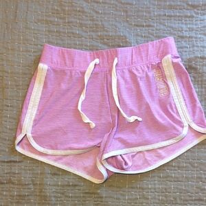 Justice Pink and Purple Shorts with Elastic Waistband